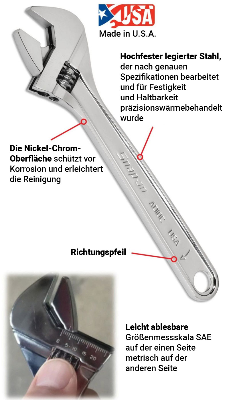 New Adjustable Wrenches GERMAN